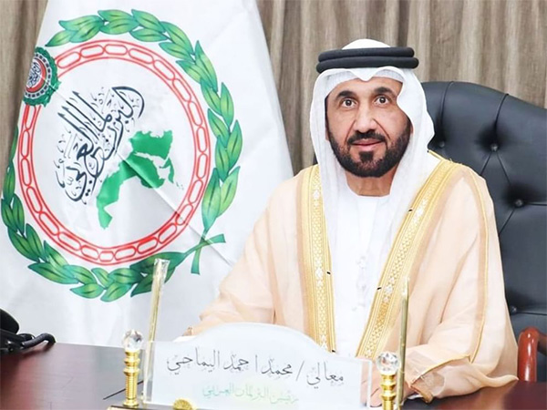 Speaker of the Arab Parliament, Mohamed bin Ahmed Al Yamahi, condemns Israeli actions in Gaza (Photo/WAM)