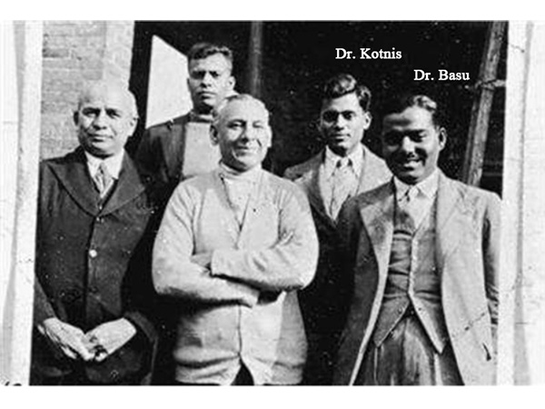 Dr Basu and Dr Kotnis in China (Photo/@China_Amb_India)