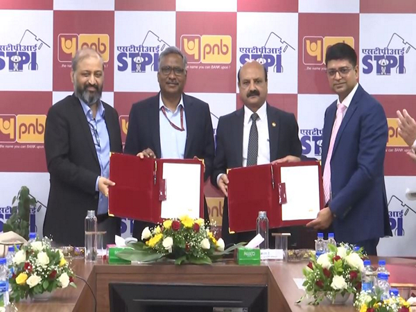 Punjab National Bank (PNB) signs MoU with Software Technology Parks of India (STPI) (Image: ANI)