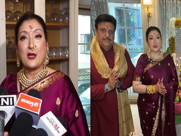 Sunita Ahuja, Govinda (Photo/ANI)