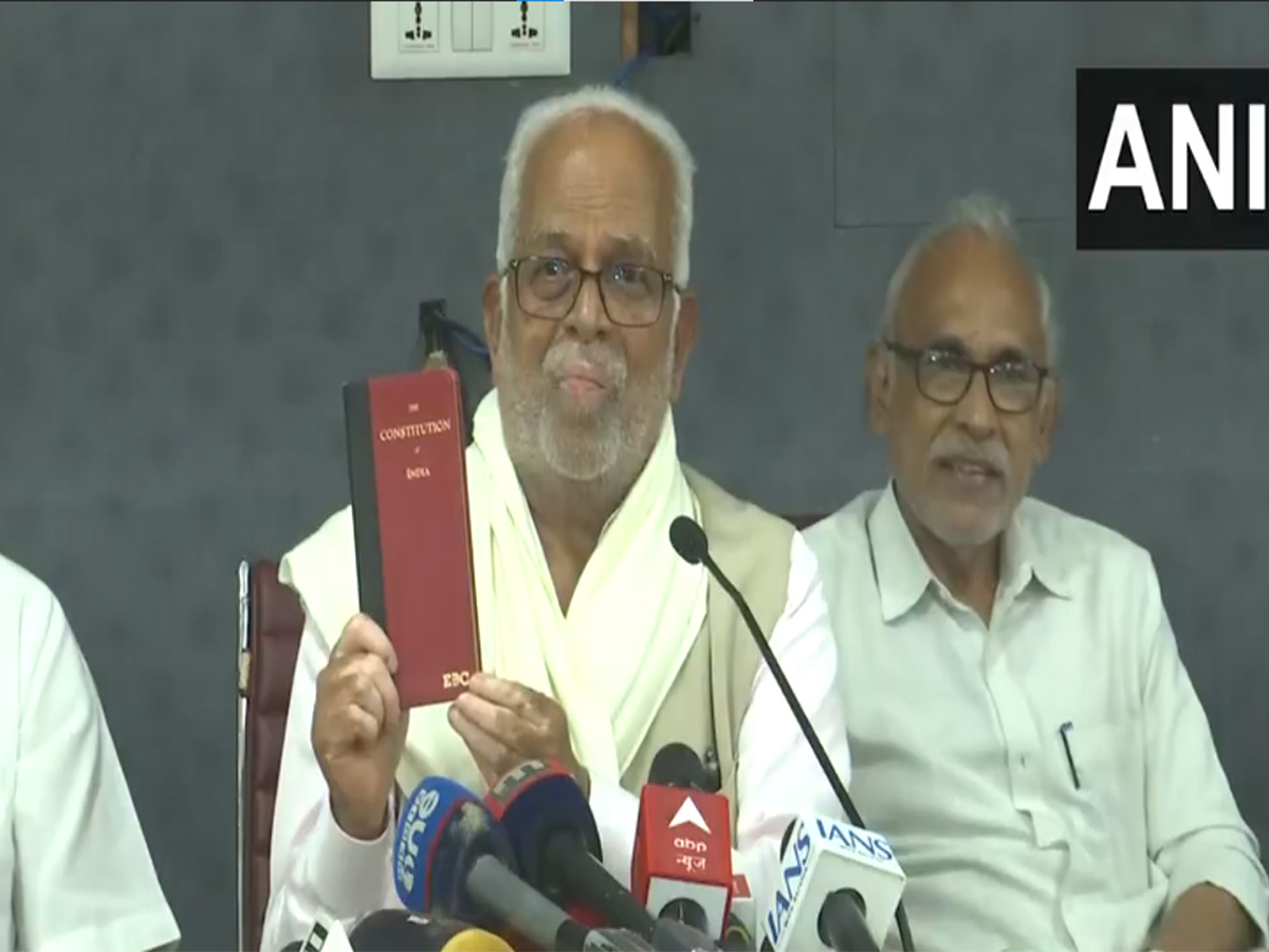 Opposition's joint Vice-Presidential candidate B Sudershan Reddy (Photo/ANI)