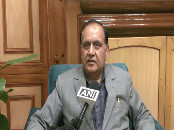 Speaker of Himachal Pradesh Assembly, Kuldeep Singh Pathania (Photo/ANI)