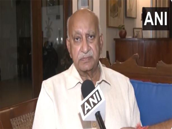 Former Minister of State for External Affairs MJ Akbar (Photo/ANI)