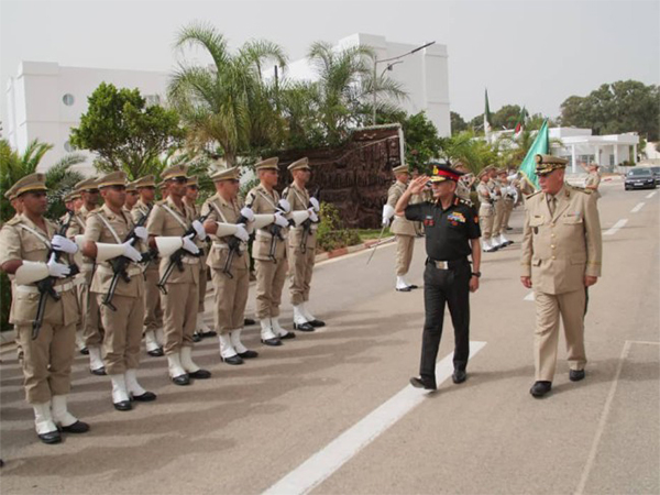 COAS General Upendra Dwivedi visiting the School of Command & Major Staff in Tamentfoust, Algeria (Image: X/@adgpi)
