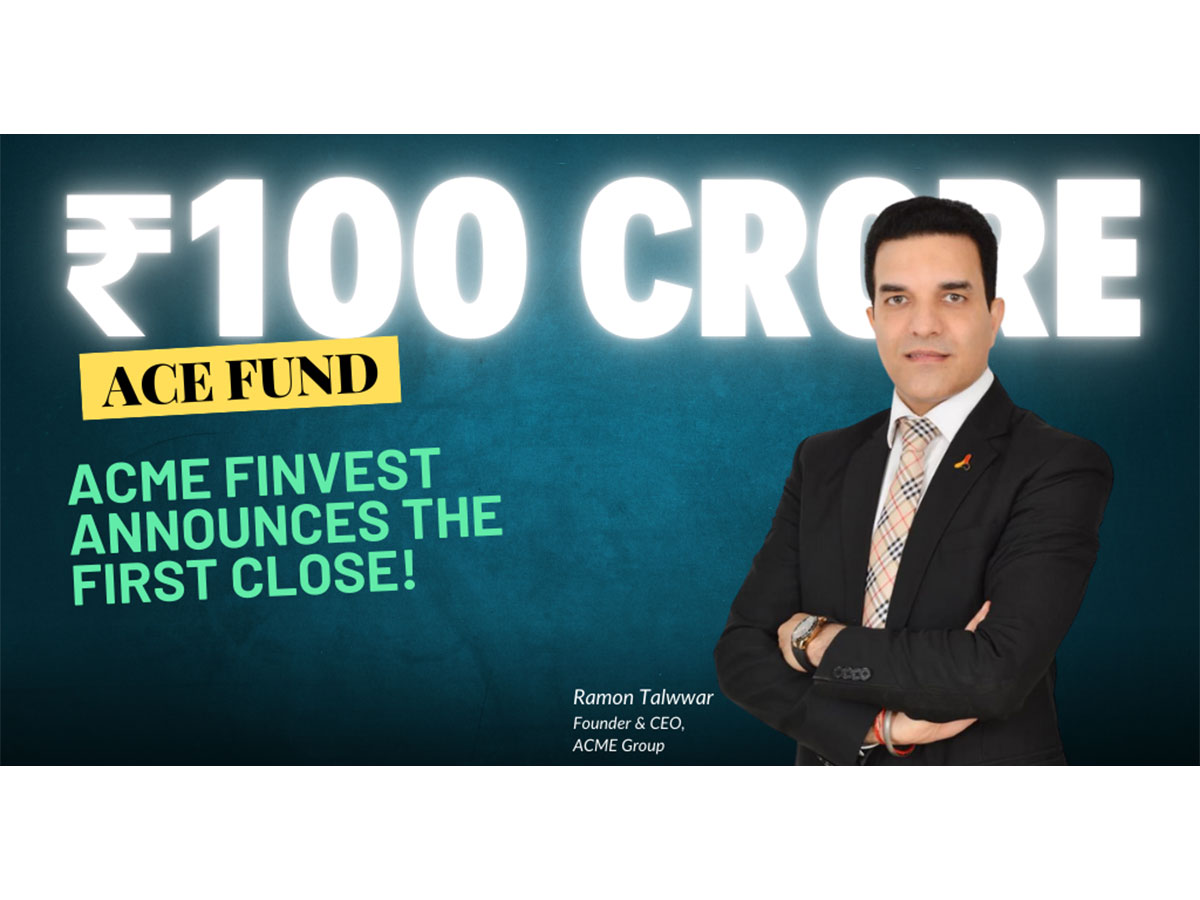 ACME Finvest's ACE Fund Seals ₹100 Crore First Close, Pushing India's Alternatives Investment Market Forward