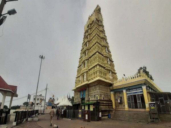 Chamudeshwari Devi temple in Karnataka (Photo: ANI)