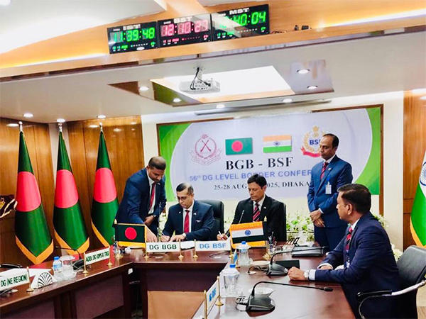 The Border Security Force (BSF) of India and the Border Guard Bangladesh held the Directors General (DG) level Border Coordination Conference in Dhaka (Photo/BSF)