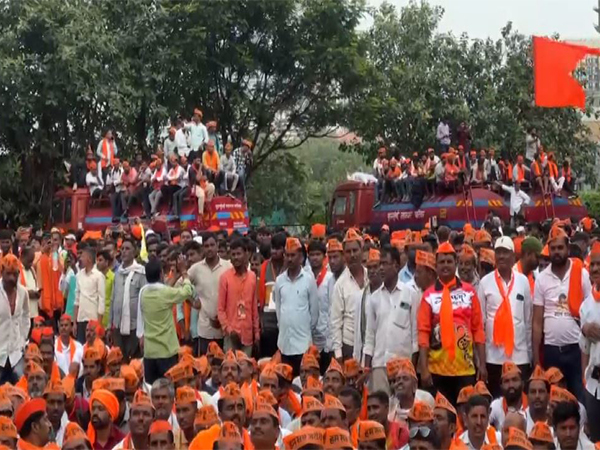 Visual near Azad Maidan in Mumbai (Photo/ANI)