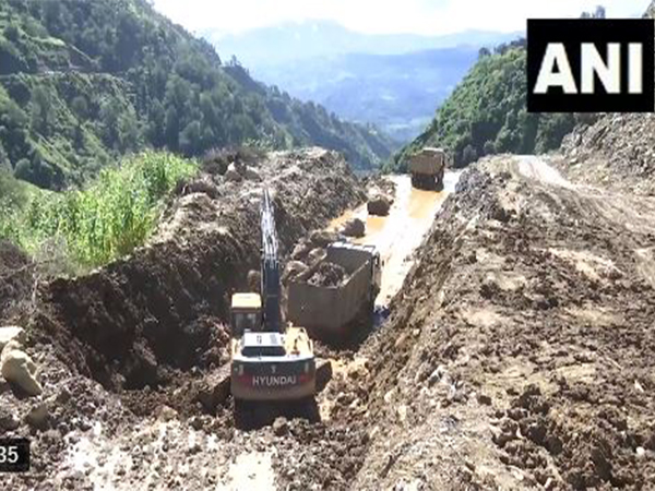 BRO clears Pir Panjal roads in Rajouri after landslides (Photo/ANI)