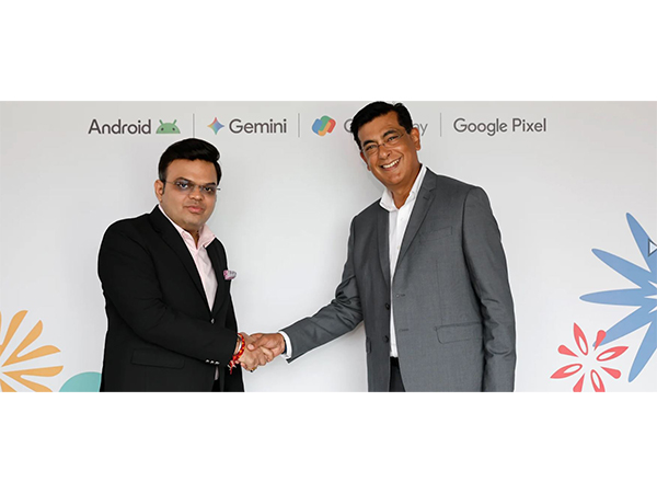 ICC Chairman Jay Shah (L) and Shekar Khosla, VP Marketing at Google India (R). (Photo: ICC)