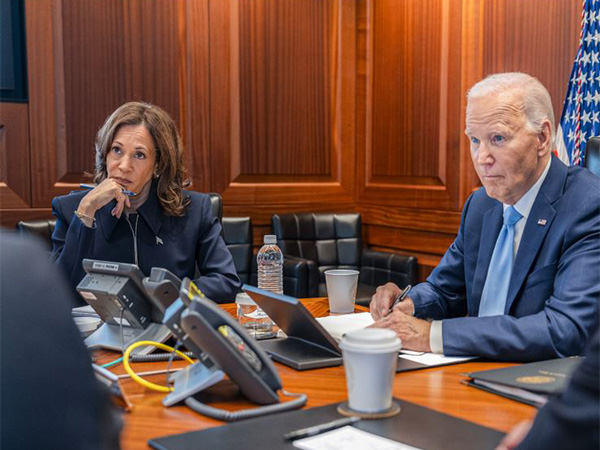 A file photo of former US Vice President Kamala Harris (left) and President Joe Biden in Washington DC (Photo/ANI)