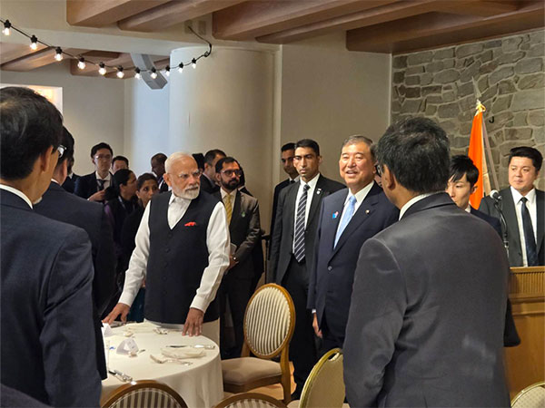 Prime Minister Narendra Modi at luncheon (Image: X@shigeruishiba)