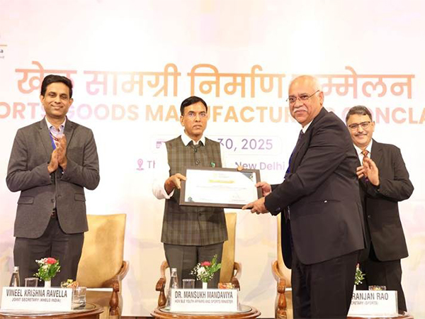 Union Minister for Youth Affairs and Sports Mansukh Mandaviya during the event (Photo: Ministry of Youth Affairs and Sports) 