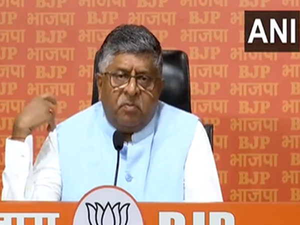 : BJP MP Ravi Shankar Prasad (Photo/ANI)