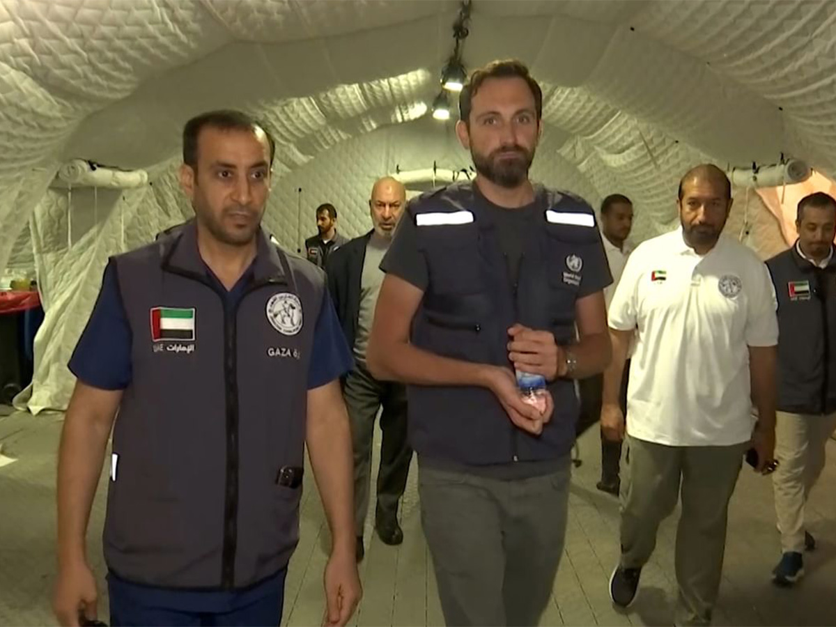 WHO delegation visited UAE field hospital in Gaza (Photo/Wam))