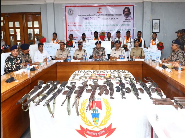 Nine JJMP Naxals in Jharkhand's Latehar (Photo/X@CRPF)