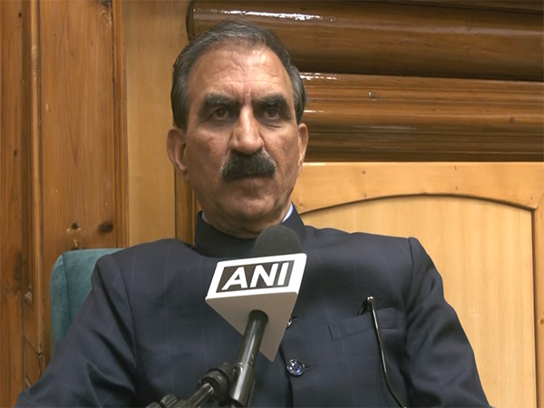 Himachal Pradesh Chief Minister Sukhvinder Singh Sukhu (Photo/ANI)