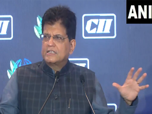 Union Minister for Commerce & Industry Piyush Goyal, speaking at the 20th Global Sustainability Summit (Photo/ANI))