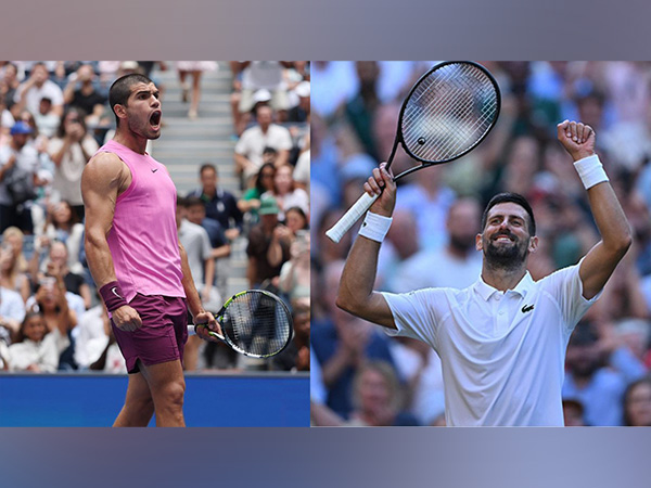 Carlos Alcaraz and Novak Djokovic. (Photo: ATP/X)