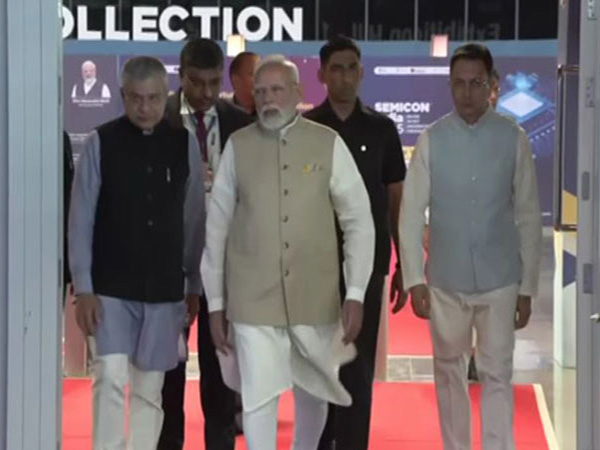 PM Modi attends second day of fourth edition of SEMICON India 2025 at Delhi's Yashobhoomi (Photo/ANI)