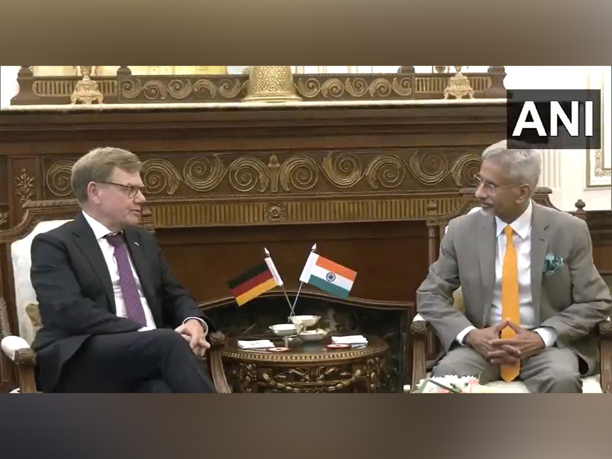 External Affairs Minister S Jaishankar with his German Counterpart Johann Wadephul(Photo/ANI)