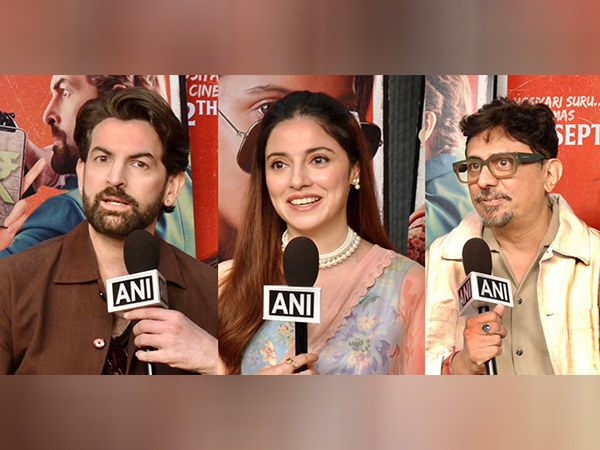 Neil Nitin Mukesh, Divya Khossla, Umesh Shukla (Photo/ANI)
