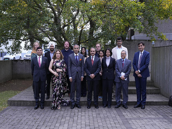 MoS External Affairs Kirti Vardhan Singh in Iceland (Photo/ X@KVSinghMPGonda)