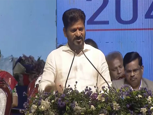 Telangana CM Revanth Reddy participates in Teachers' Day celebrations 2025. (Photo/ANI)