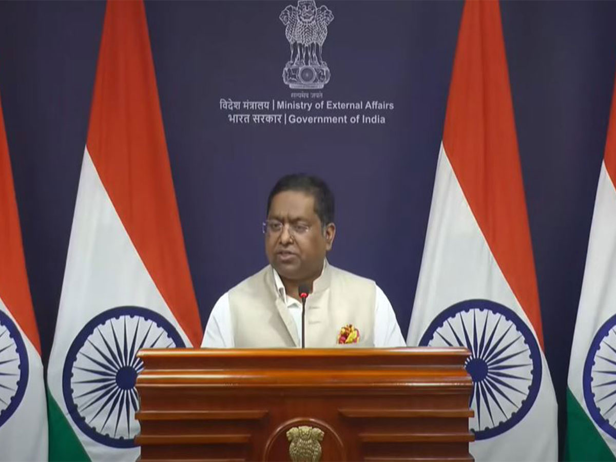Ministry of External Affairs spokesperson Randhir Jaiswal (Photo/MEA,YouTube)
