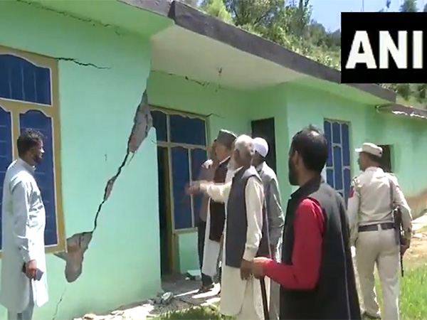 Rain fury causes widespread damage in J-K's Rajouri (Photo/ANI)