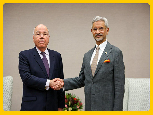 External Affairs Minister S Jaishankar and Brazil's Foreign Minister Mauro Vieira (Image: X@DrSJaishankar)