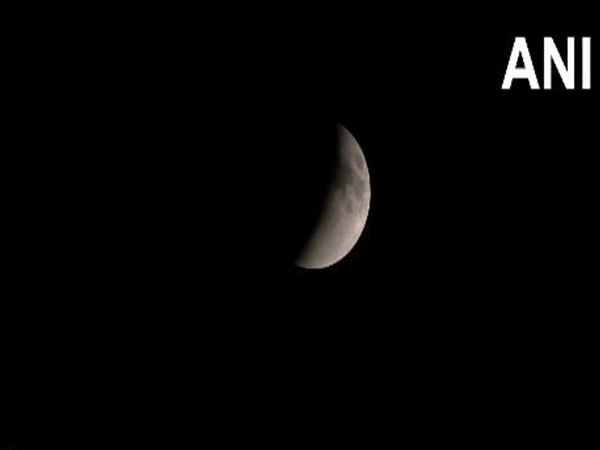 The partial phase of Total Lunar Eclipse (Photo/ANI)