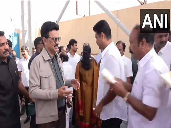 Tamil Nadu CM MK Stalin returns to Chennai after his one-week visit to England and Germany. (Photo/ANI)