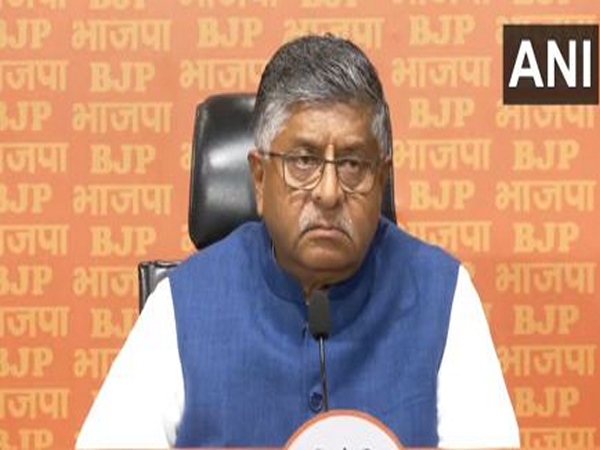 BJP MP Ravi Shankar Prasad  (Photo/ANI)