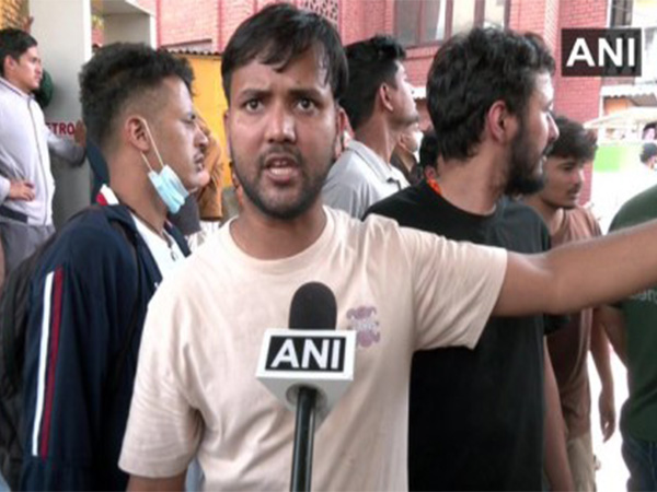 Protesters gather outside Kathmandu Parliament demanding restoration of social media access (Photo/ANI)