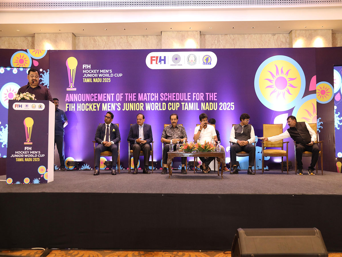 FIH Hockey Men's Junior World Cup schedule announcement ceremony. (Photo/FIH)