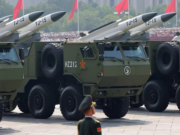 YJ-15 hypersonic anti-ship missiles during the China military parade (Image/Reuters)