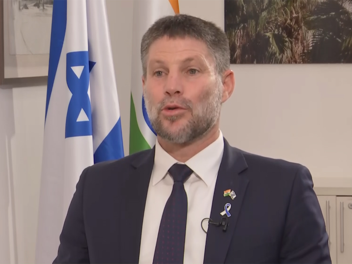Israel's Finance Minister Bezalel Smotrich (Image/ANI)