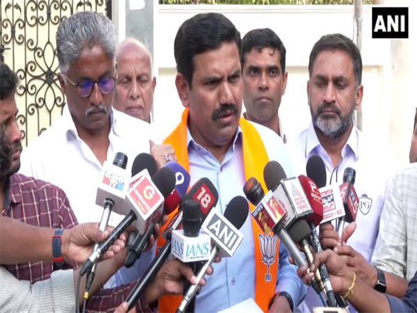 Karnataka BJP President  BY Vijayendra (Photo/ANI)