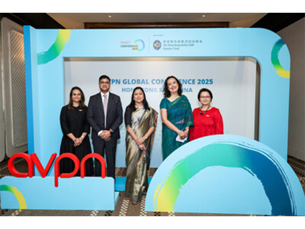 (L-R) Dhun Davar - Chief of Programmes & Deputy CEO, AVPN, Dr Abhishek Lakhtakia - CEO, Adani Foundation, Dr Priti Adani - Chairperson, Adani Foundation, Naina Subberwal Batra - CEO, AVPN, Patsian Low - Chief of Markets & Deputy CEO, AVPN