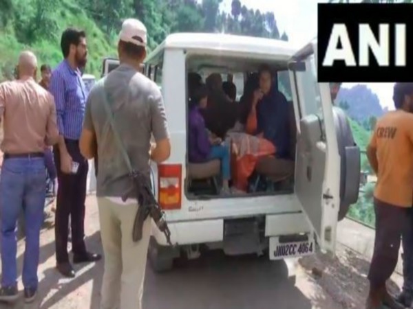 Authorities relocate families affected by landslides in J&K's Mendhar (Photo/ANI) 