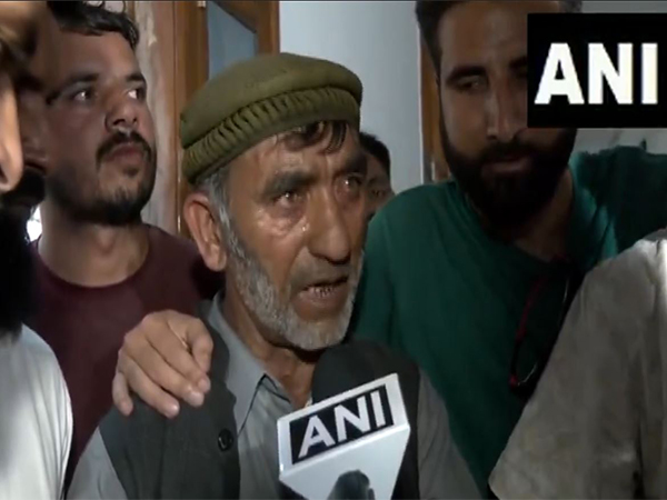 Mehraj Malik's father Shamas Din Malik (Photo/ANI)