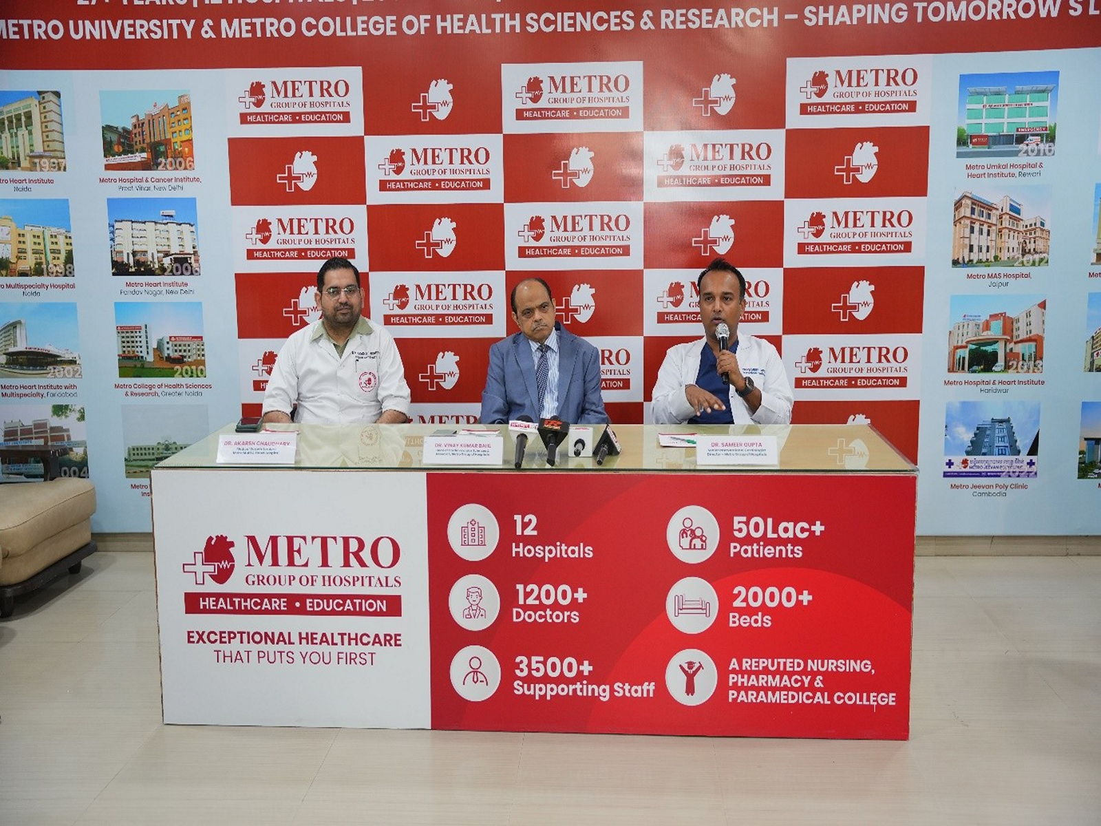Metro Hospitals, Noida  launches "HeartWise Second Opinion" to guide patients on the right heart treatment