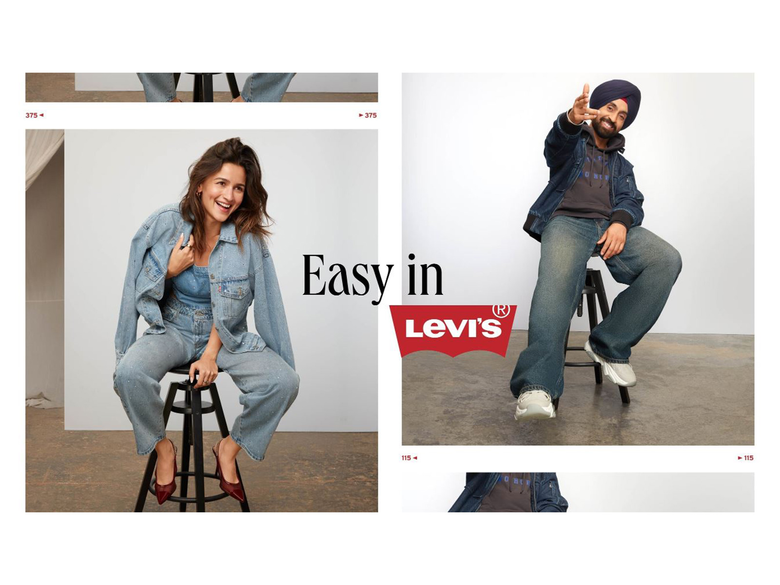 The Levi's® Brand declares that Baggy is Back with a new campaign featuring Alia Bhatt and Diljit Dosanjh
