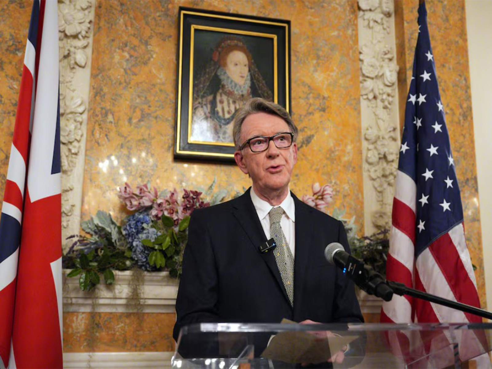 UK Ambassador to US Peter Mandelson (Photo/Reuters)