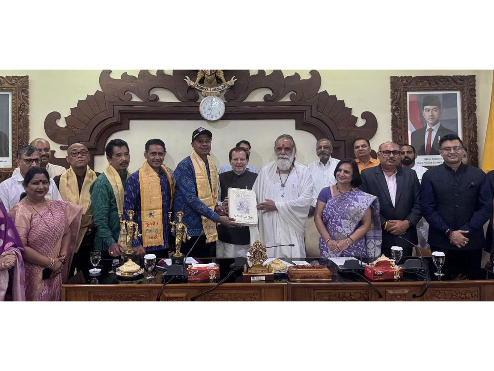 Haryana's Cabinet Minister  Arvind Sharma at the International Geeta Mahotsav inauguration in Bali (Photo/PRO)