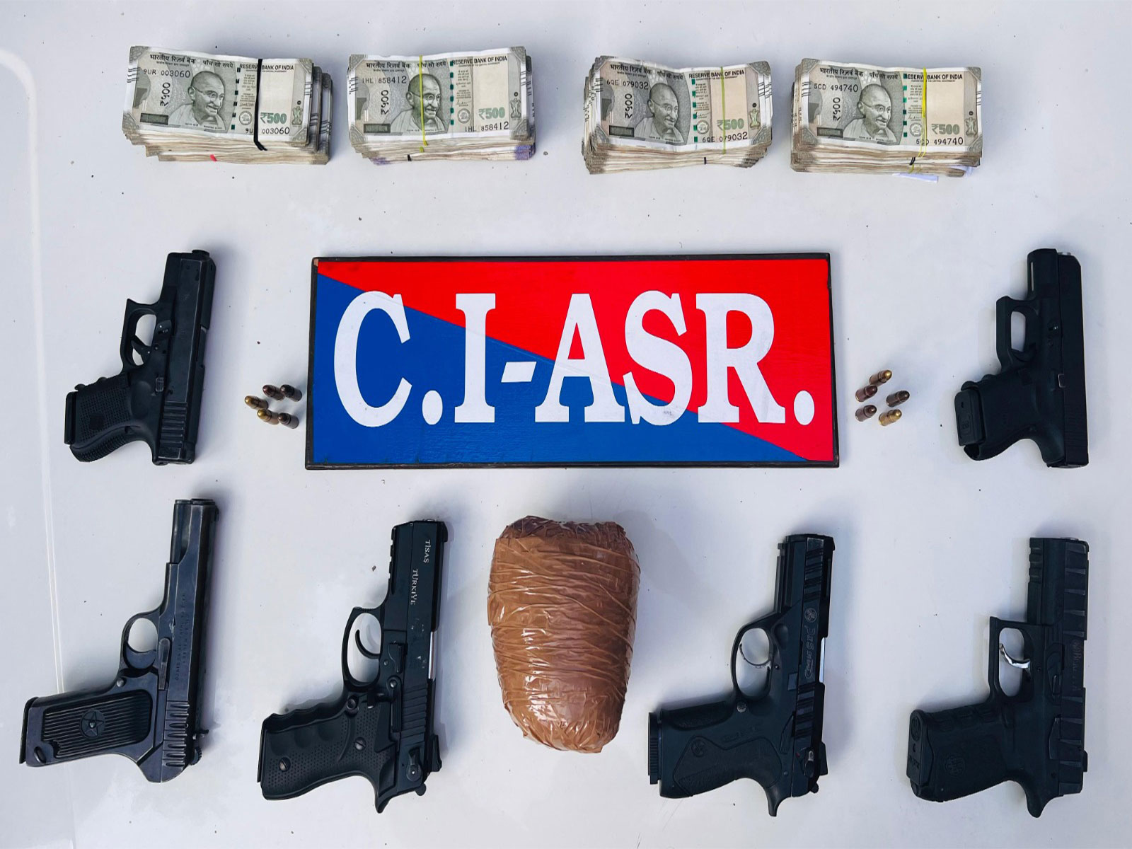 Punjab Police recover arms and narcotics in Amritsar intelligence operation (Photo/Punjab Police)