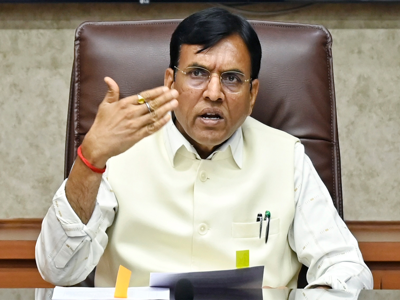Mansukh Mandaviya. (Photo/ ANI)