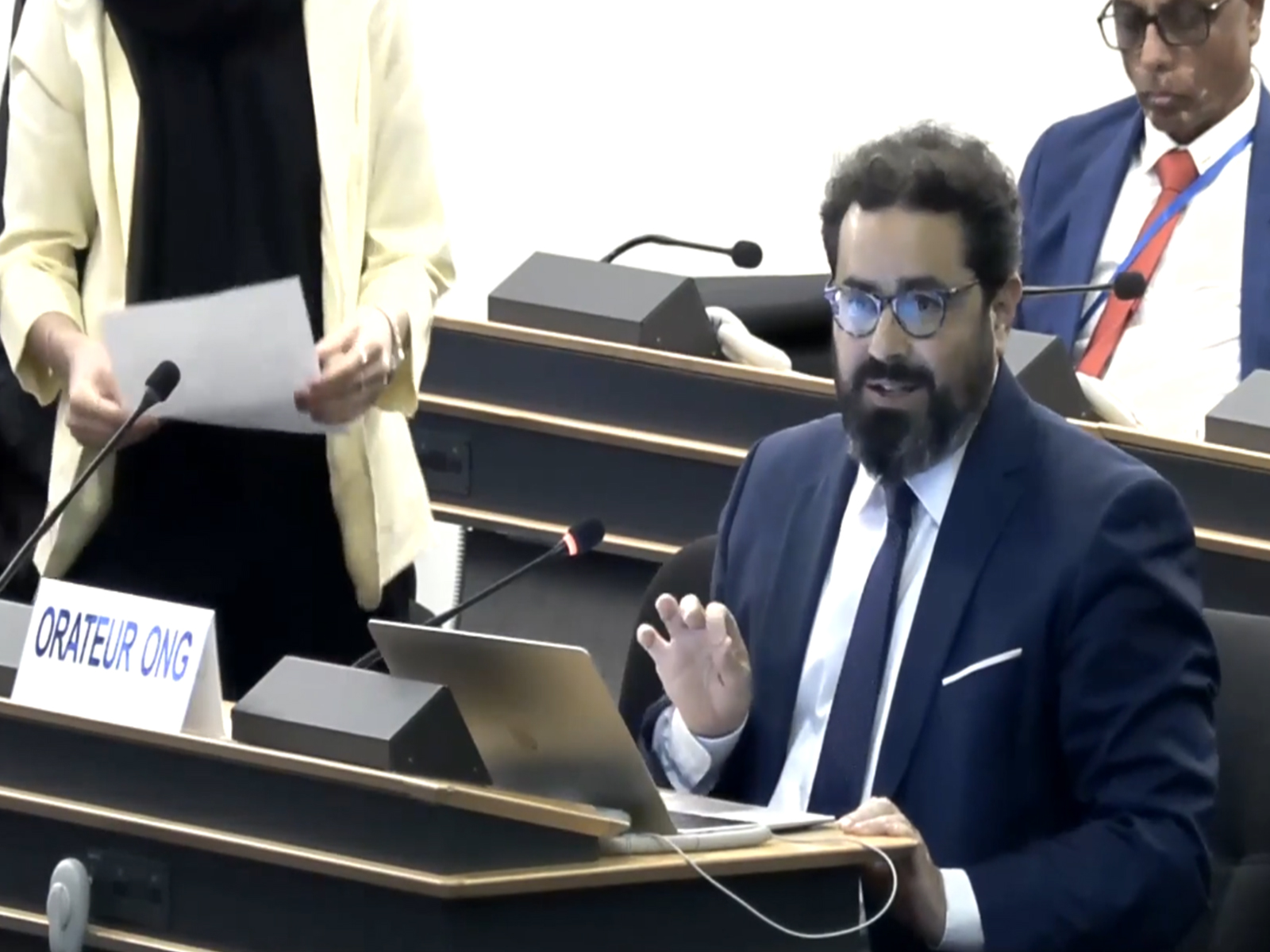 Hillel Neuer,human rights lawyer and executive director of UN Watch (Image/UNTV)