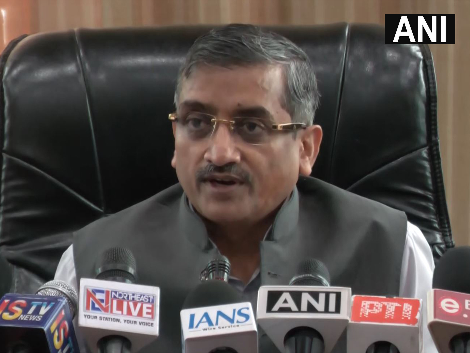  Manipur Chief Secretary Puneet Kumar Goel (Photo/ANI) 